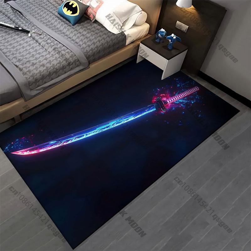 Sword red circlecarpet Yoga living room room decor children's crawling mat doormat area rug games floor mat