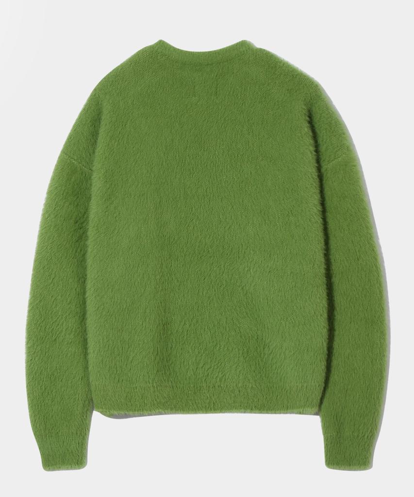 Dimiteulibeullaeg Essential Hairy Round Knit_Light Green