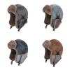 Pattern Star Ushanka Hat Winter Warmth Windproof Cycling Ear Cap Protectors