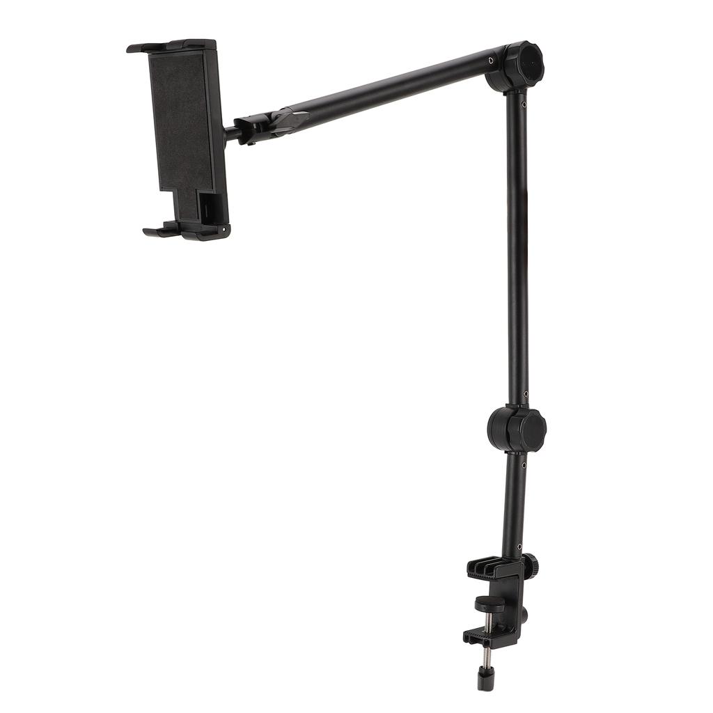 Bed Desk Phone Holder Iron Multi Angle Adjustable Foldable Anti Slip Phone Clamp Mount Stand for Liv