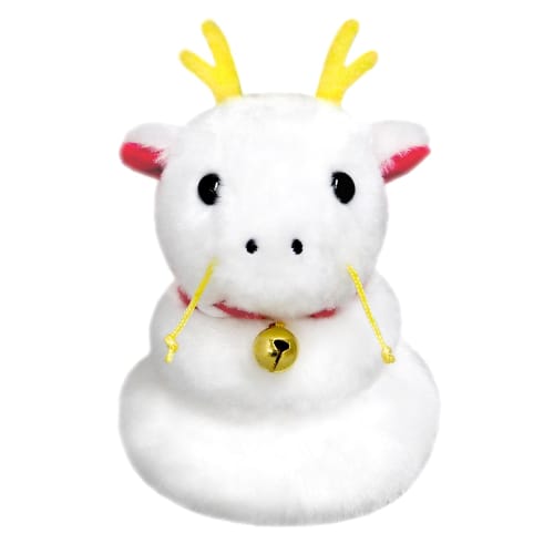 

Sanei Boeki 2024 Zodiac Plush Toy Tatsumochi (White) W6.5×D8.5×H9.5cm Stuffed Toy