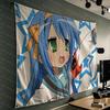 Konata Izumi LLucky Star Flag Tapestry Funny Banner For College Room Bedroom Outdoor Living Room Wall Art Decor Party Tapestry