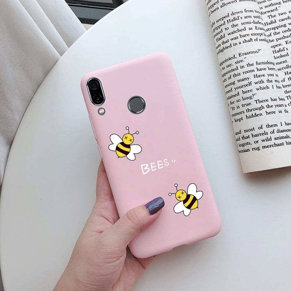 Süße Katzen Kaktus Avocado Herz Hüllen Für Huawei Honor Play Abdeckung Mattes Silikon Handyhülle Für Honor Play COR L29 HonorPlay Fundas