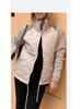 Women's Stylish Autumn/Winter Cotton Zipper Cardigan Jacket with Stand Collar