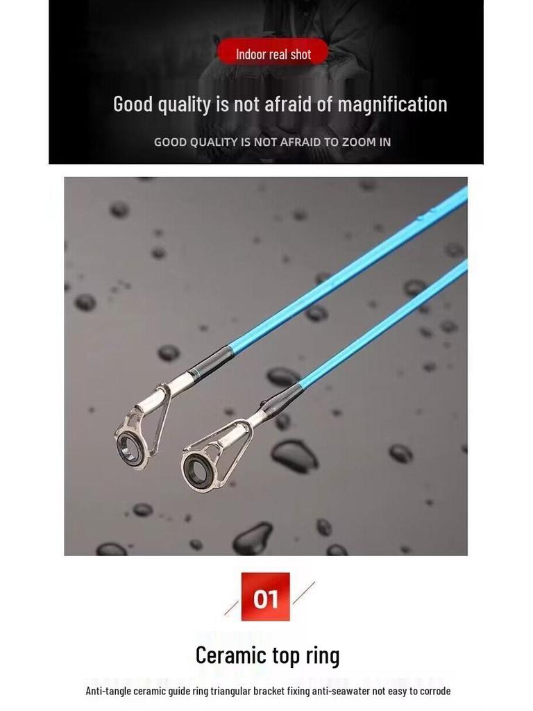 Lei Luya Ultra-Hard Boat & Casting Fishing Rod Set with Anchor and Frog Long-Distance Features