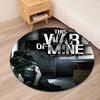 This War of Mine Printed Round Rug Carpet Chair Rug Area Rug Entryway Doormats,for Office Chair Living Room Bedroom Kitchen Room.