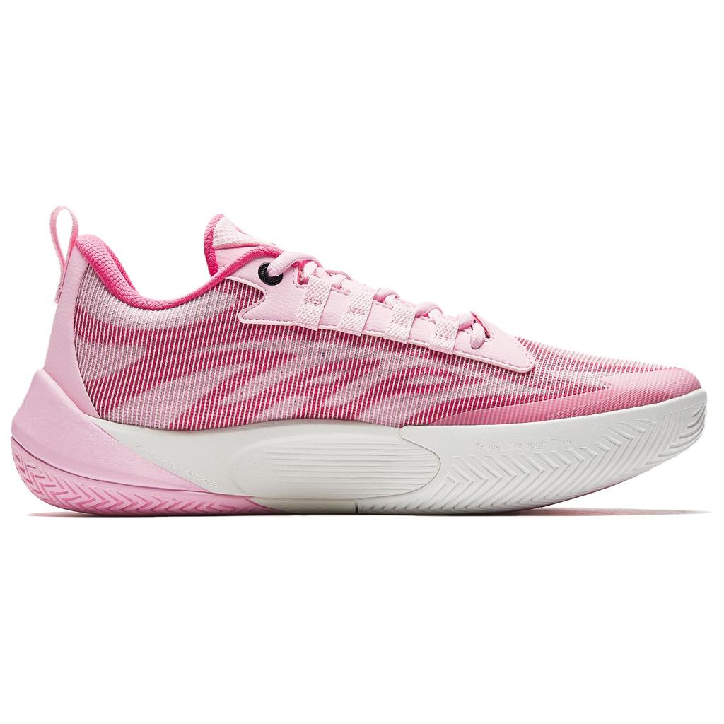 Anta Zap 1 TD Cushioning, Wear Resistant Low Top Basketball Shoes Men's White Pink Black Sneakers 912521601Q-4