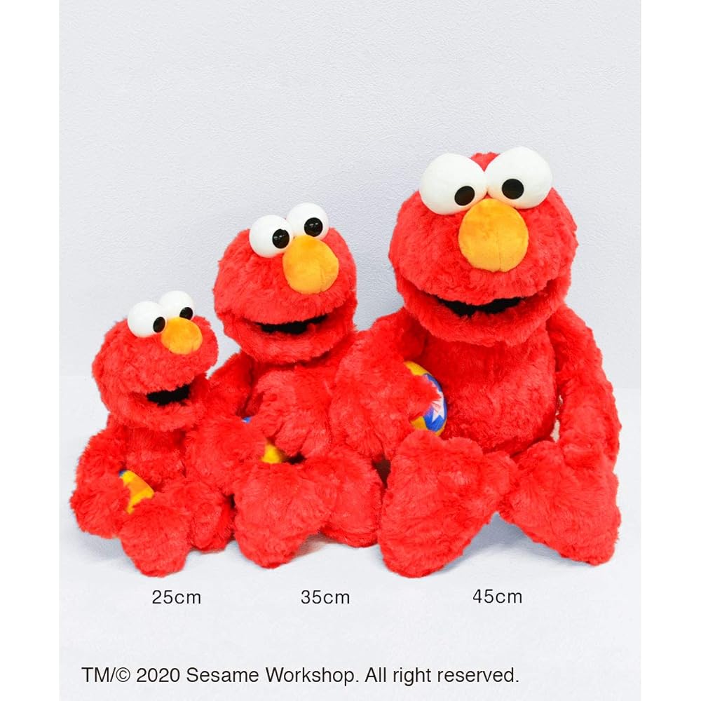 Sesame Street Elmo Classic Plush Toy 45cm Soft Stuffed Animal
