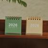 2026 Mini Desk Calendar Jan To Dec Coil Calendar Daily Scheduler Paper Planner Home Office School Supplies Desktop Decoration