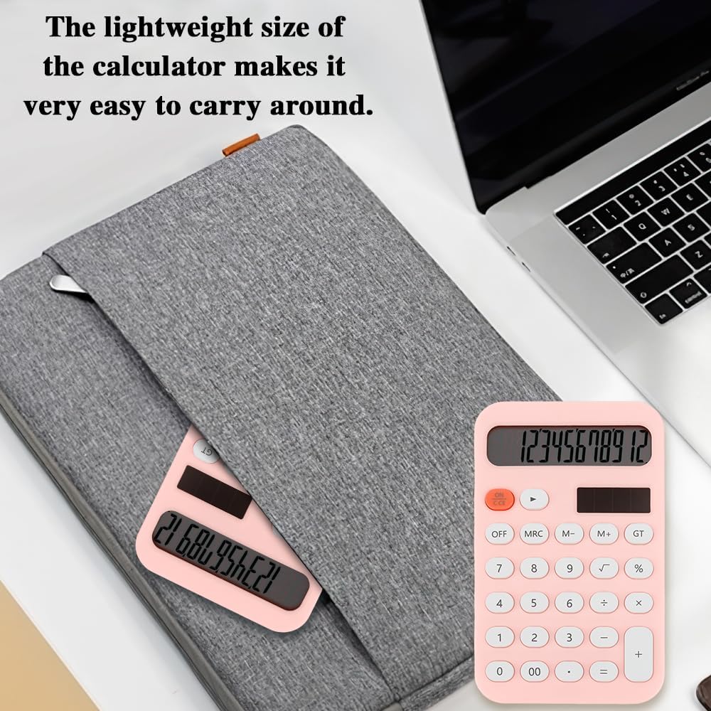 Pink Calculator Small Basic Calculator for School Back to School Gifts School Supplies 4 Function Calculators for Students Pocket Calculators Pink