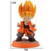 Characters Anime Goku Super Saiya Figure Pvc Q Version Statue Anime Manga Figurine Collection Ornaments Model Toys