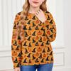 Halloween Day Sweatshirts For Children Boys And Girls Knit Sweater Cute Shirt Fall Crewneck Pullover Tops