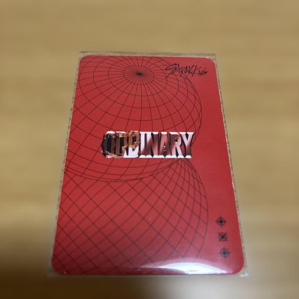 [USED] StrayKids ORDINARY Trading Card Hyunjin