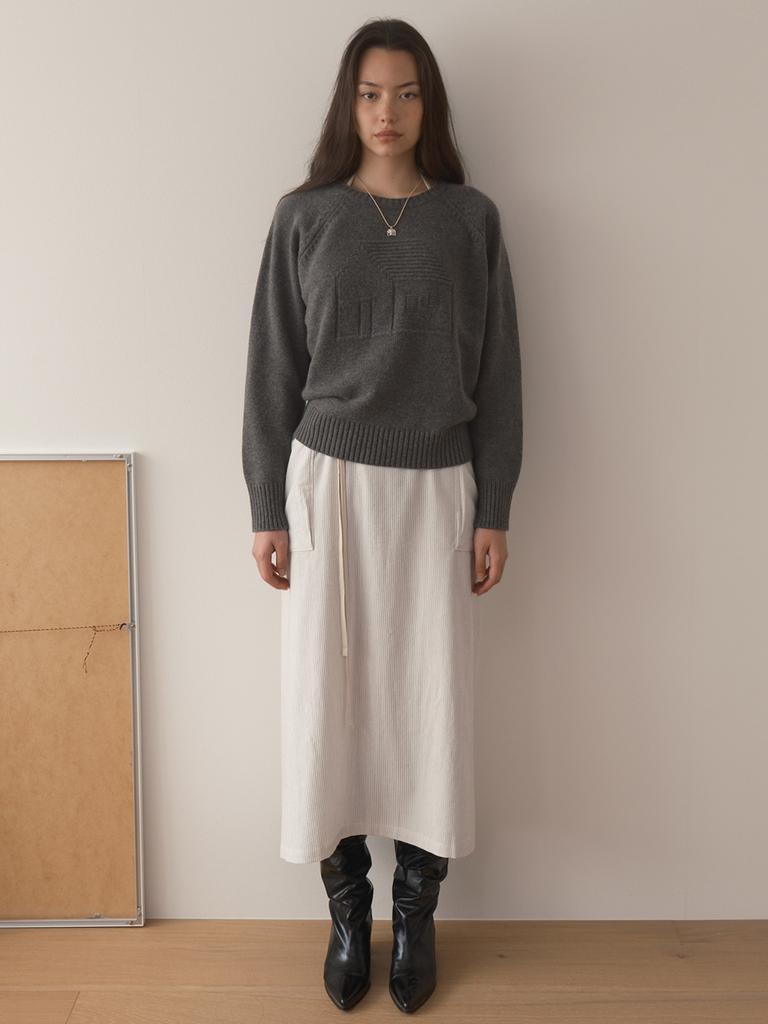 ECOMMAE Home Sweet Home Knit (Gray)