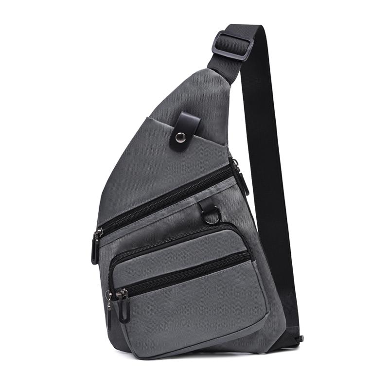 Men's Chest Bag Casual Shoulder Bag Lightweight Oxford Fabric Crossbody Shoulder Bag Stylish Casual Men's Waist Packs Chest Bag