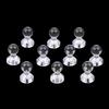 Mini Magnetic Invisible Badge Display Stand High Clear Acrylic Base For Badge Holder Accessories Desktop Storage