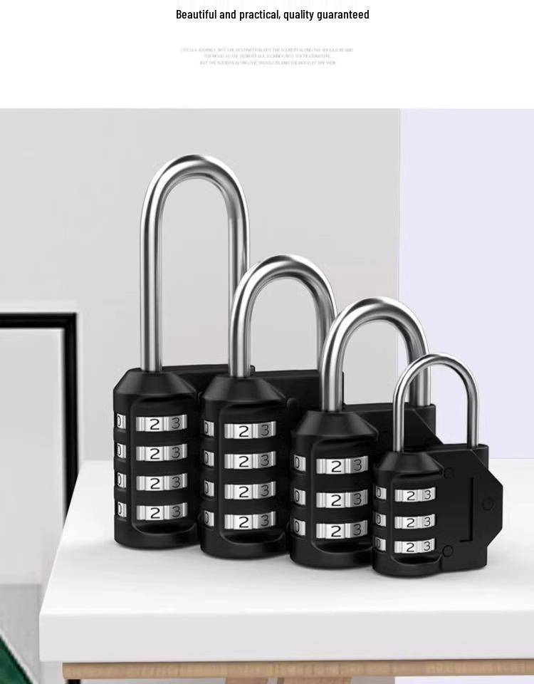 Waterproof Rustproof Anti-theft Padlock for Suitcases, Lockers, Schoolbags, Bike Frames, Helmets, and Gym.