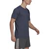T Shirts Men's Dark Blue Crew Neck Moderate Straight Fit GR0508