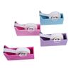 4pcs Eyelash Extension Tape Holder Base Lash Adhesive Tape Cutter Dispenser Grafting Lash Plastic Rotating Tape Cutting Makeup T