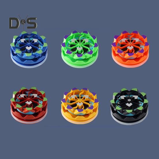 Spark Spinning Top Stress Relief Portable Luminous Gyro Collision Sparks Light-up Gyroscope Decompression Spinner Top Toy Kids Teens Adults Gift