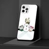 Case For Apple Iphone 11 13 12 Mini 14 Pro Max Xr 7 8 +Se 2020 Xs 6 6s Plus 5 5s Black Silicone Phone Cover Chiikawa Cartoon