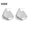 Durable Earrings 1 Pair Chunky for Women, Polished Comfortable Geometric Dangle Earrings, Large Statement Jewelry