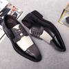 Fashion Fashion Men's Leather Shoes Designers and Splicing Styles Leisure Party Daily Office Plus Size Adult Shoes 38-48 Hot Selling
