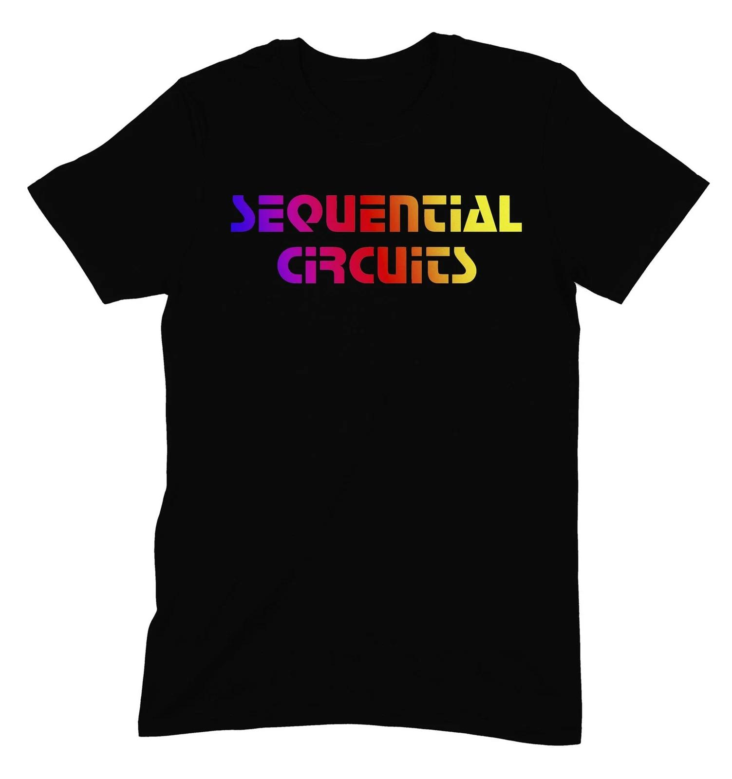 Sequential Circuits Logo T Shirt - Retro Vintage Synth Prophet Pro One 2XL