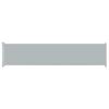 Auvent Latéral - vidaXL - Rétractable - 140 cm x 600 cm - Gris - Tissu 100% polyester