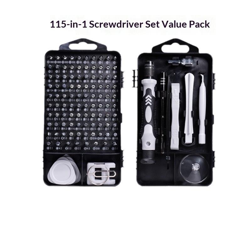 Multi-Tool Precision Screwdriver Set 115 in 1 Magnetic for Household Electronics Repair