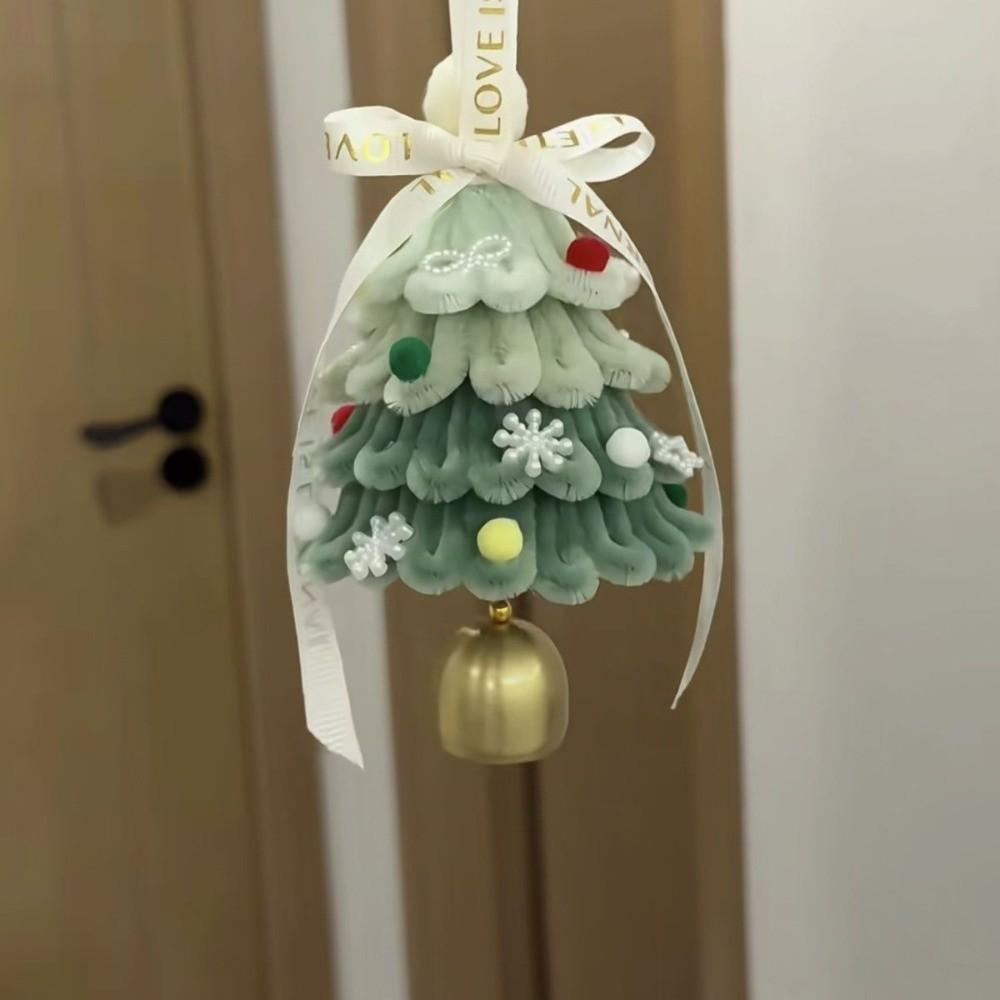 Hanging Plush Toy Doll Material Kit Xmas Tree Christmas Decoration Christmas Wind Chime Xmas Party