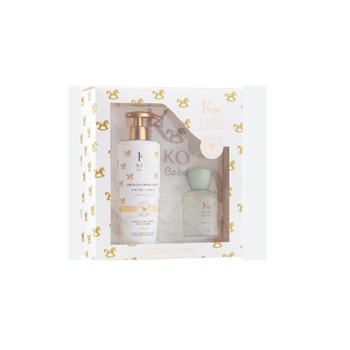 Tulipán Negro Estuche Pack Regalo Keko Jabón Crema 500 Ml+ Colonia 100 Ml + Toala Regalo