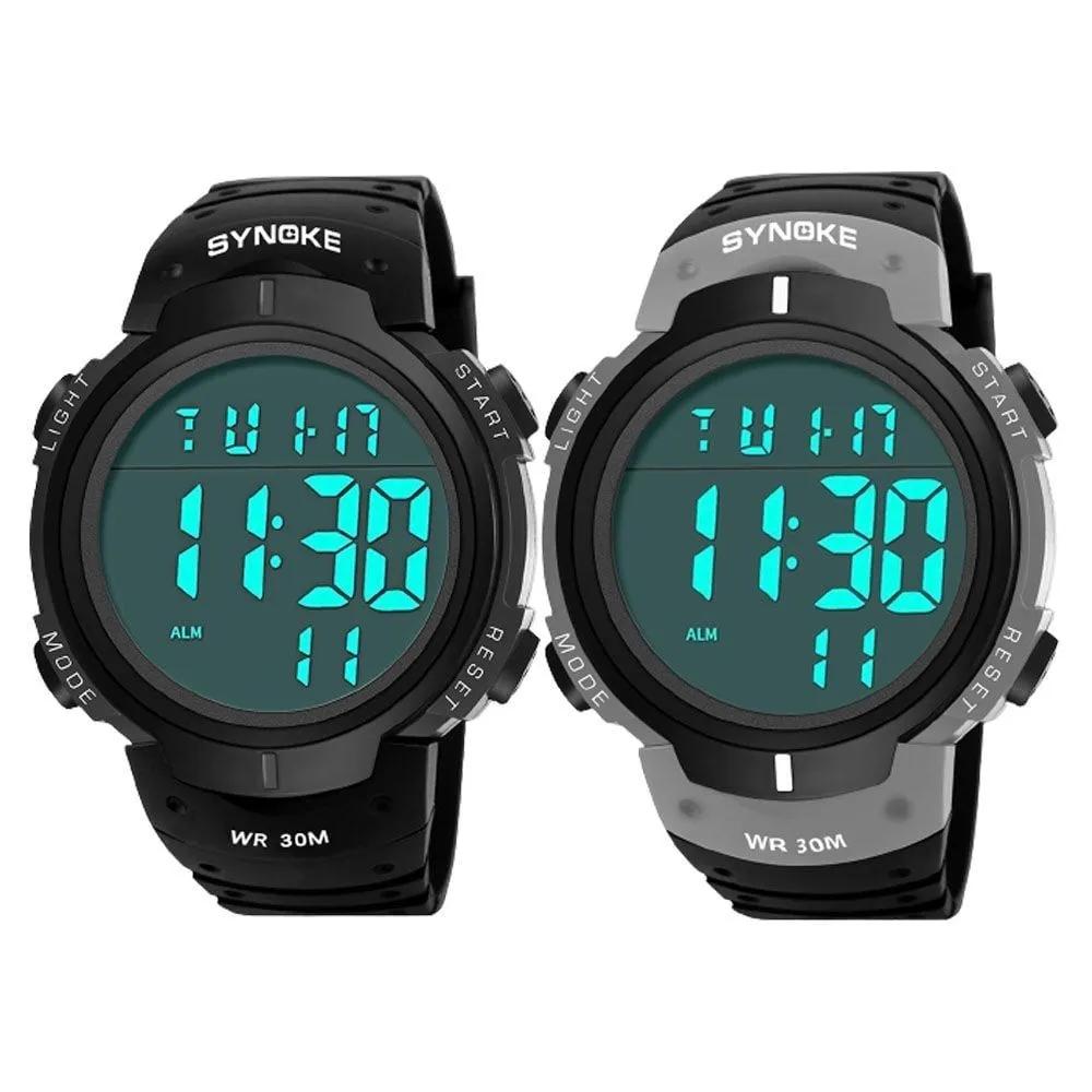 Sports watch military wristwatch digital enlistment preparation digital watch seniors black