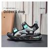 New Summer Boys' Sandals - Non-Slip Soft Sole Leather Sports Sandals for Big & Little Kids