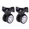 1Pair Trolley Case Luggage Wheel Silent Wear Travel Suitcase Replacement Parts