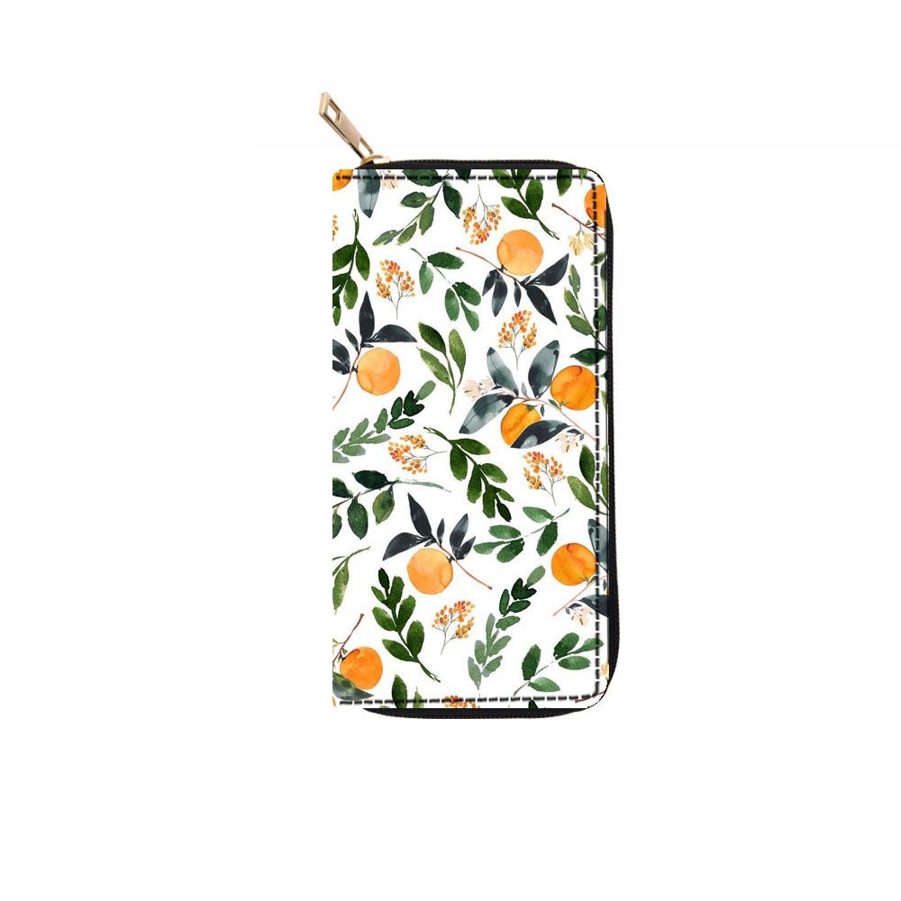 Women's Wallet Digital Long Zipper Wallet, Wallet Clutch