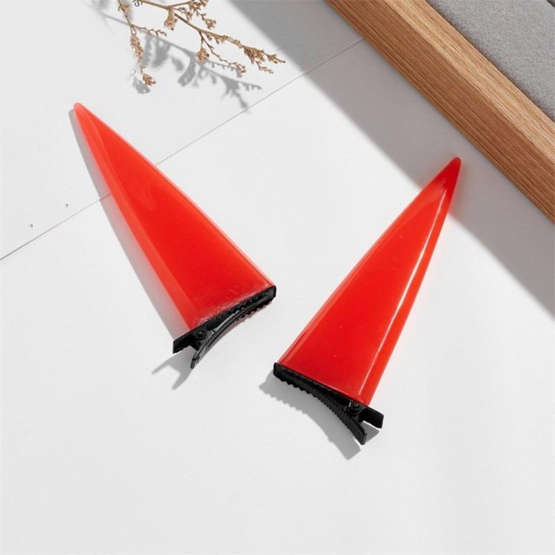 Devil Horn Hairhoop Hair Clip for Cosplay Party Halloween Costume Horn Hairpin Dress Up Headpiece Masquerades Headwear