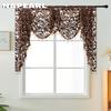 1PC NAPEARL European Jacquard Lightweight Fabric Valance Bead Border Curtain Head for Bedroom Living Room Window Decoration Home Decor