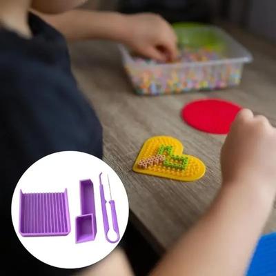 1/3PCS DIY Handmade Fuse Beads Kit 2.6mm Single-Needle Beads Handling Tool Set Beads Sorting Tools Plastic Beads