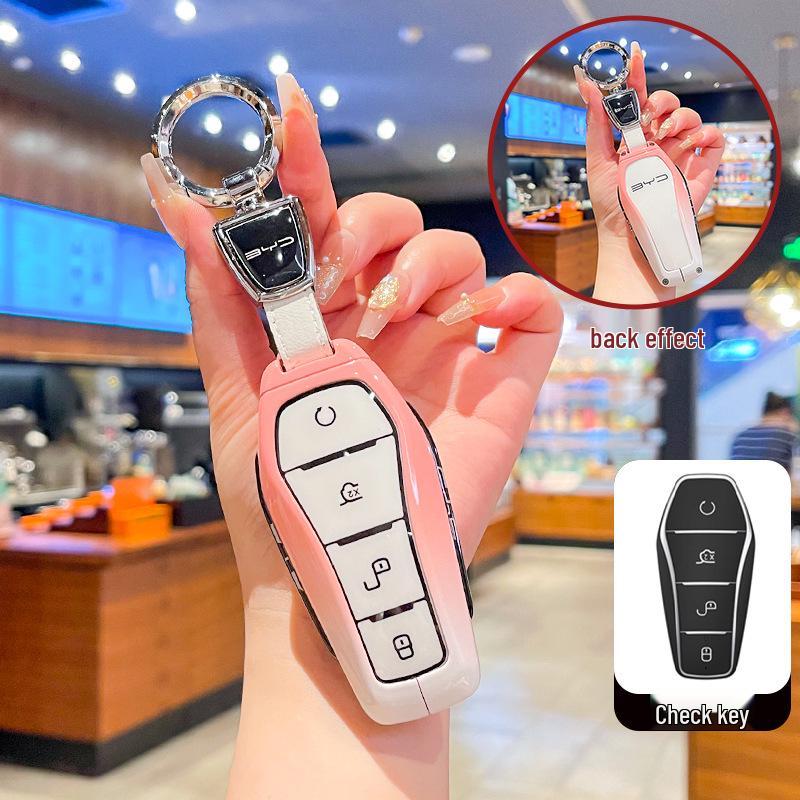 BYD Car Key Covers for Han, Qin Plus DMI, Song Pro, Song L, Tang, Yuan, Destroyer 05, Seagull, Dolphin