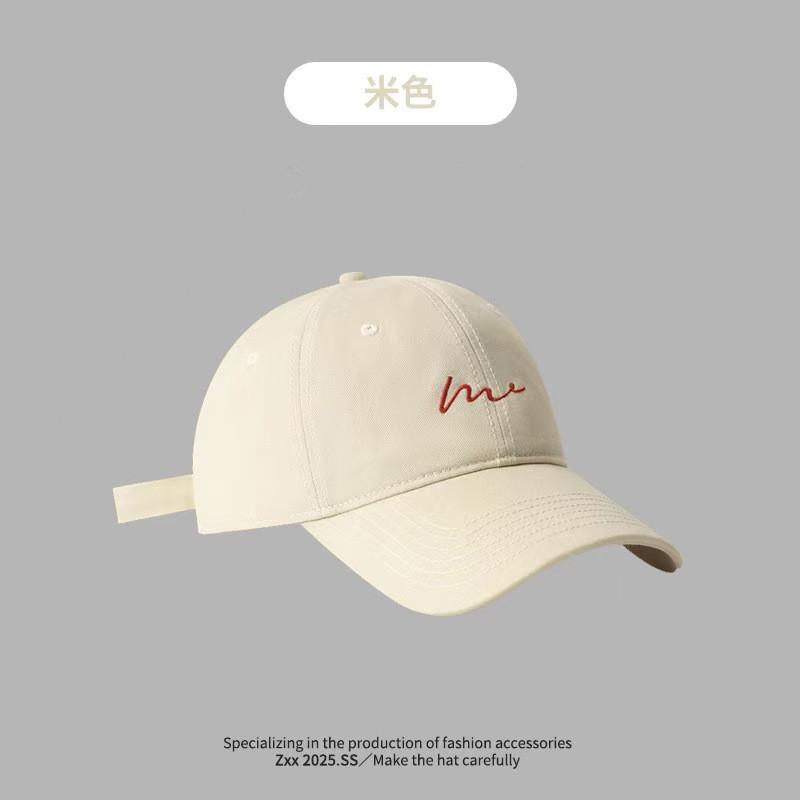 

Burgundy large head circumference baseball cap, makes the face look smaller, wide brim, women s oversized and deep crown red cap Normal code【53-59CM】