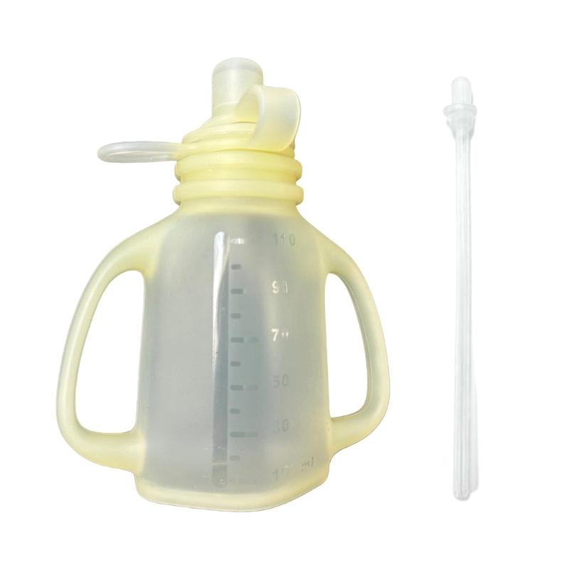Baby Food Storage Bag Reusable Squeeze Storage Container Food-grade Silicone Box Case for Travel Daily 110ml