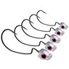 5pcs/ Texas Eye Finesse Jig Heads Wide Gap Hook for soft bait with big eyes Antihanging Bass Fishing Tackle Accessorize