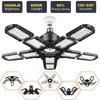 1PC five-leaf folding LED mini garage light warehouse factory indoor parking lot lighting fixture