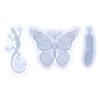 Glossy Butterfly House Lizard Ornaments Silicone Epoxy Resin Mold DIY Keychain Pendant Jewelry for Valentine Gift Craft