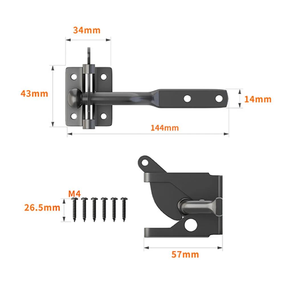 Fence Door Latch Fence Latch Door Lock Outdoor Wear-resistant Corrosion-resistant Fence Fence Latch Latch Buckle Door Lock Latch