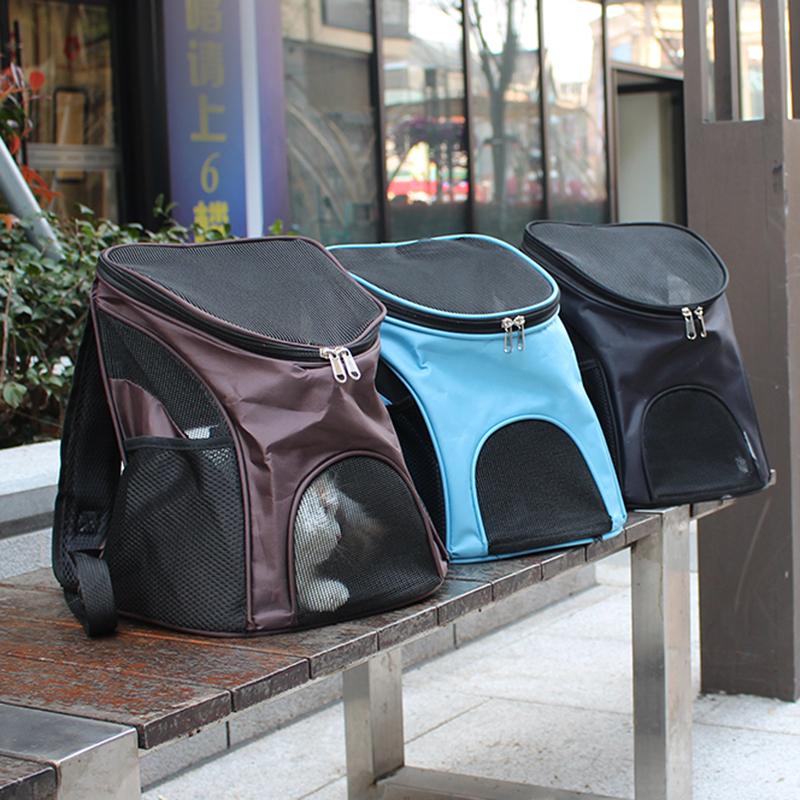 Summer Mesh Pet Dog Backpack Outdoor Travel Breathable Puppy Cat Carrying Bags for Small Dogs Carrier Pet Supplies Mochila Perro