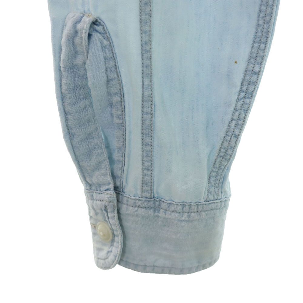 RRL Long Sleeve Shirt XS Blue RALPH LAUREN Men's Used