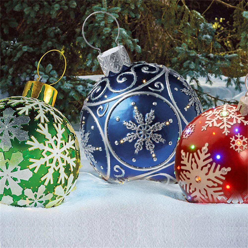 Weihnachtsgeschenk Heimdekoration Außendekoration Aufblasbarer Ball Dekoration Ball Weihnachten