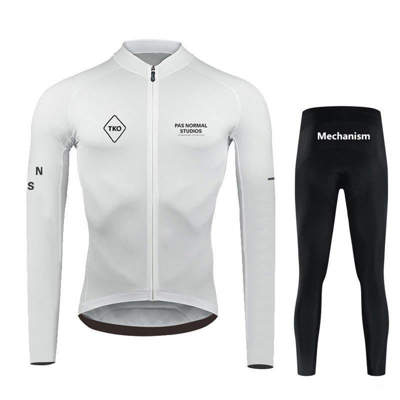 Cross-border PAS Long-sleeved Cycling Suit Spring and Autumn Quick-drying Breathable Road Bike Suit Mountain Bike Suit Men's PNS
